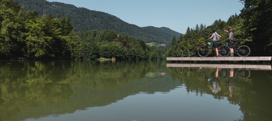 Lake Braslovče. Photography: Žiga Intihar