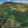 Bike park Kočevje - zemljevid trailov. Fotografija: MTB Trail Center Kočevje